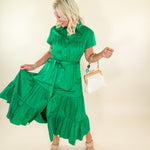 Rachel Emerald Maxi Dress Alden Adair brand