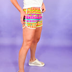 Made For Vacay Tropical Drawstring Athleisure Shorts | Clover and Bee