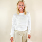 Portia Off White Crop Sweater KUT