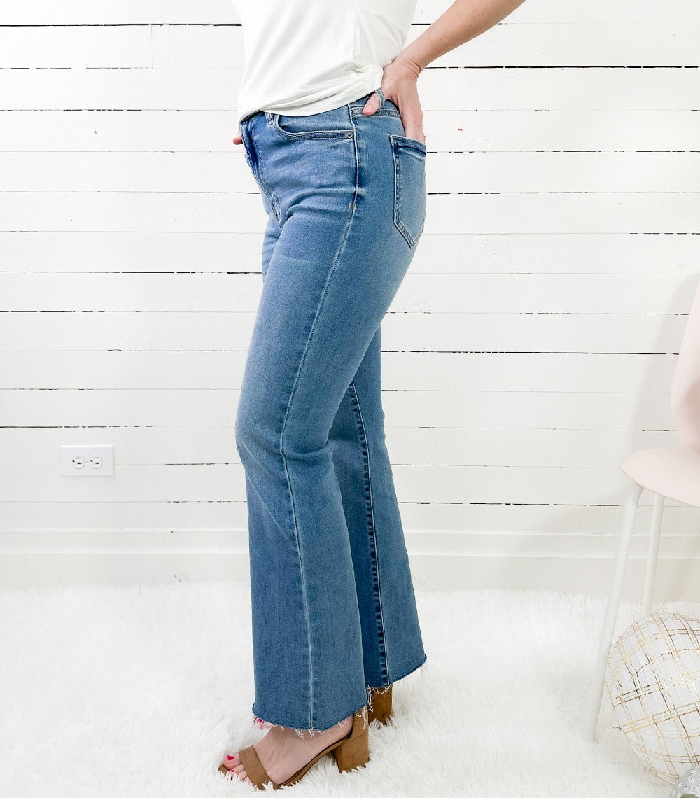 Model in jeans