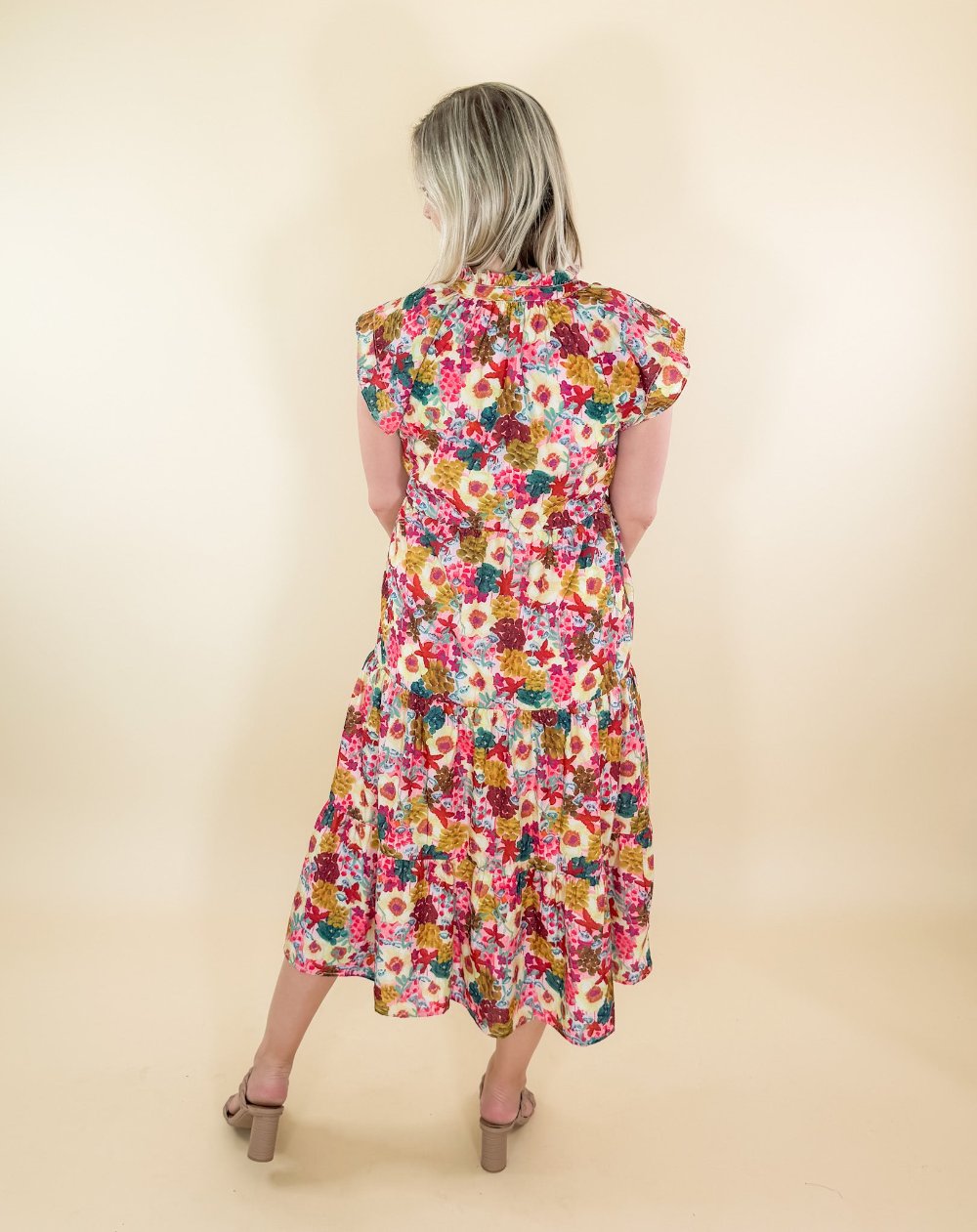 Juliet Jewel Floral Dress THML brand