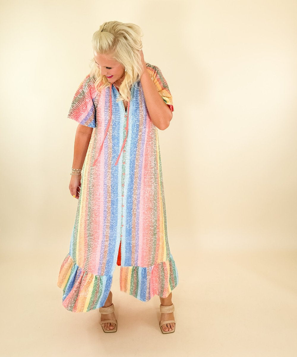 Tullah Enchanting Caftan Dress BuddyLove brand