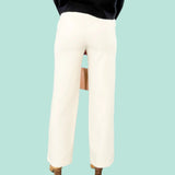 Constance Cream Wide Leg Trousers