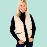 Sand Quilted Vest Entro