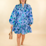 Lori Cornflower Floral Dress Alivia brand