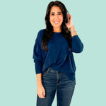 Eileen Bleu Marine Sweater Frnch