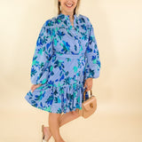 Lori Cornflower Floral Dress Alivia brand