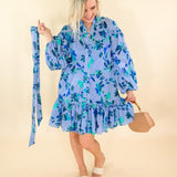 Lori Cornflower Floral Dress Alivia brand