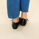 Reyes Toe Camp Black Ballet Flats Dolce Vita brand