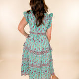 Daphne Groovy Teal Maxi Dress Victoria Dunn brand