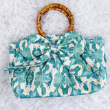 Bow Bag - Fern Blue