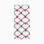 holiday trellis tea towel