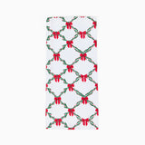 holiday trellis tea towel