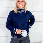 Ink Whipstitch Sweater Elan