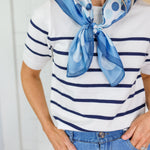 Irma Off White + Nave Stripe Sweater Allie Rose