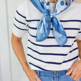 Irma Off White + Nave Stripe Sweater Allie Rose