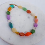 Irregular Chunky Resin Beads Necklace