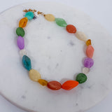 Irregular Chunky Resin Beads Necklace