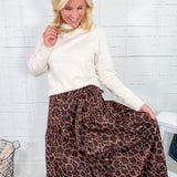 Ivory Button on Cuff Bishop Sweater