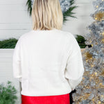 Ivory Squiggle Christmas Tree Sweater