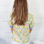 Jasmine Yellow + Blue Top