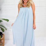Jerrolds Baby Blue Sleeveless Maxi Dress Elle Grey