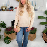 Jessica Apricot Turtleneck Sweater