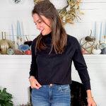 Jessica Black Turtleneck Sweater