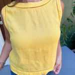 Joanne Golden Rod Sleeveless Top KUT