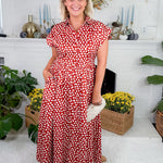 Jocelyn Rust Spot On Maxi Dress Prosperina