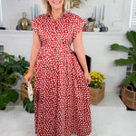 Jocelyn Rust Spot On Maxi Dress Prosperina
