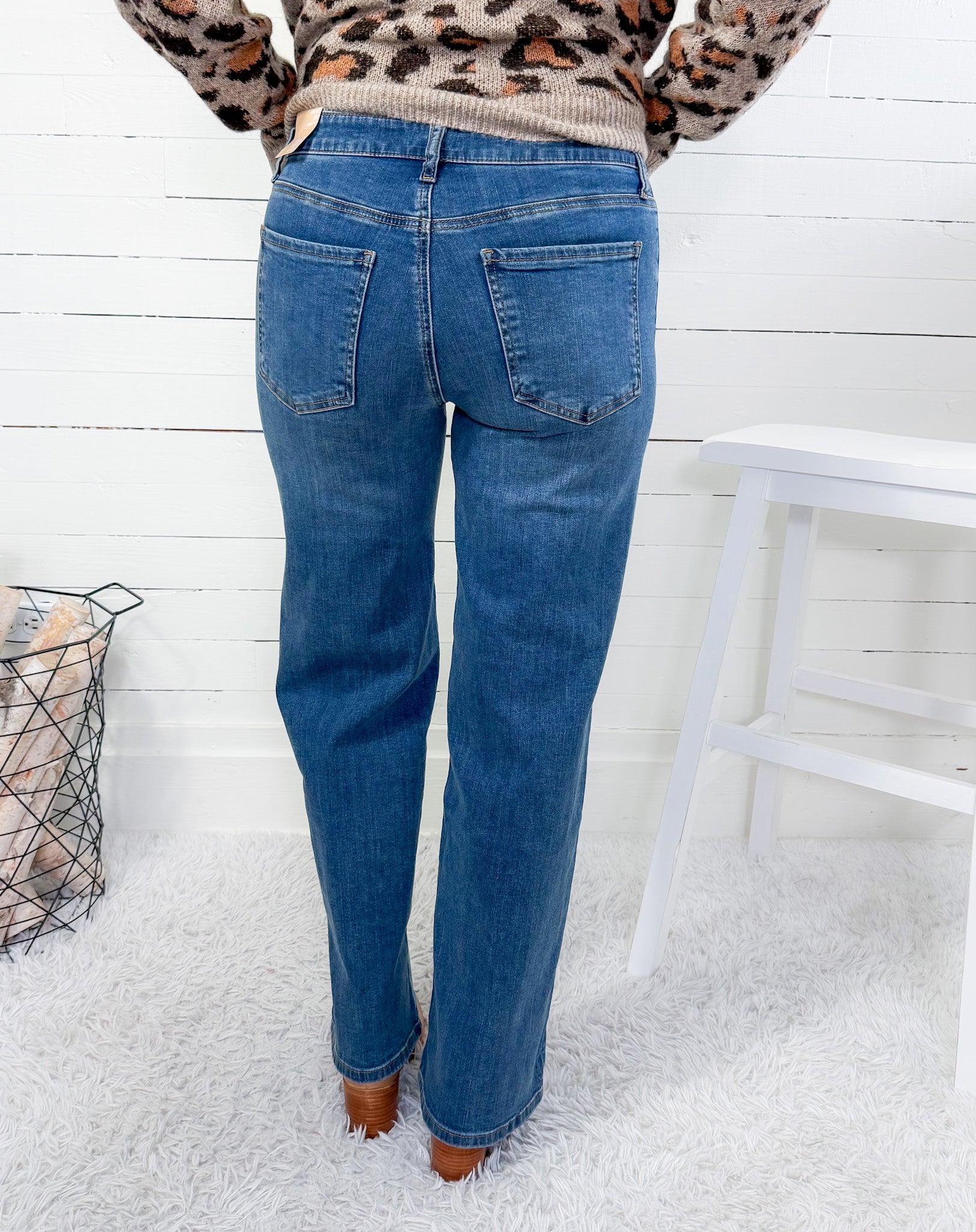 Jodi Amusement High Rise Straight Leg Jean KUT