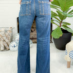 Jodi Fairness Wide Leg High Rise Porkchop Pocket Jean KUT