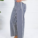 Johnny Navy Stripe Pants Lucy Paris