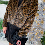 Joseph Chocolate Leopard Faux Fur Jacket Molly Bracken