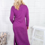 Josten Magenta Side Tie Dress Compania Fantastica