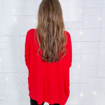 Judson True Red Crewneck Sweater Karlie