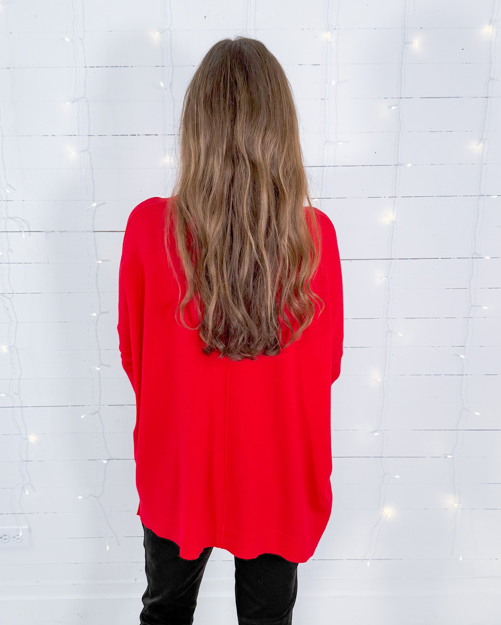 Judson True Red Crewneck Sweater Karlie