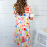 Jules Candy Plaid Maxi Dress Entro