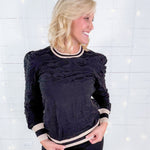 Julia Black Cheetah Sweater Emily McCarthy