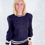 Julia Black Cheetah Sweater Emily McCarthy