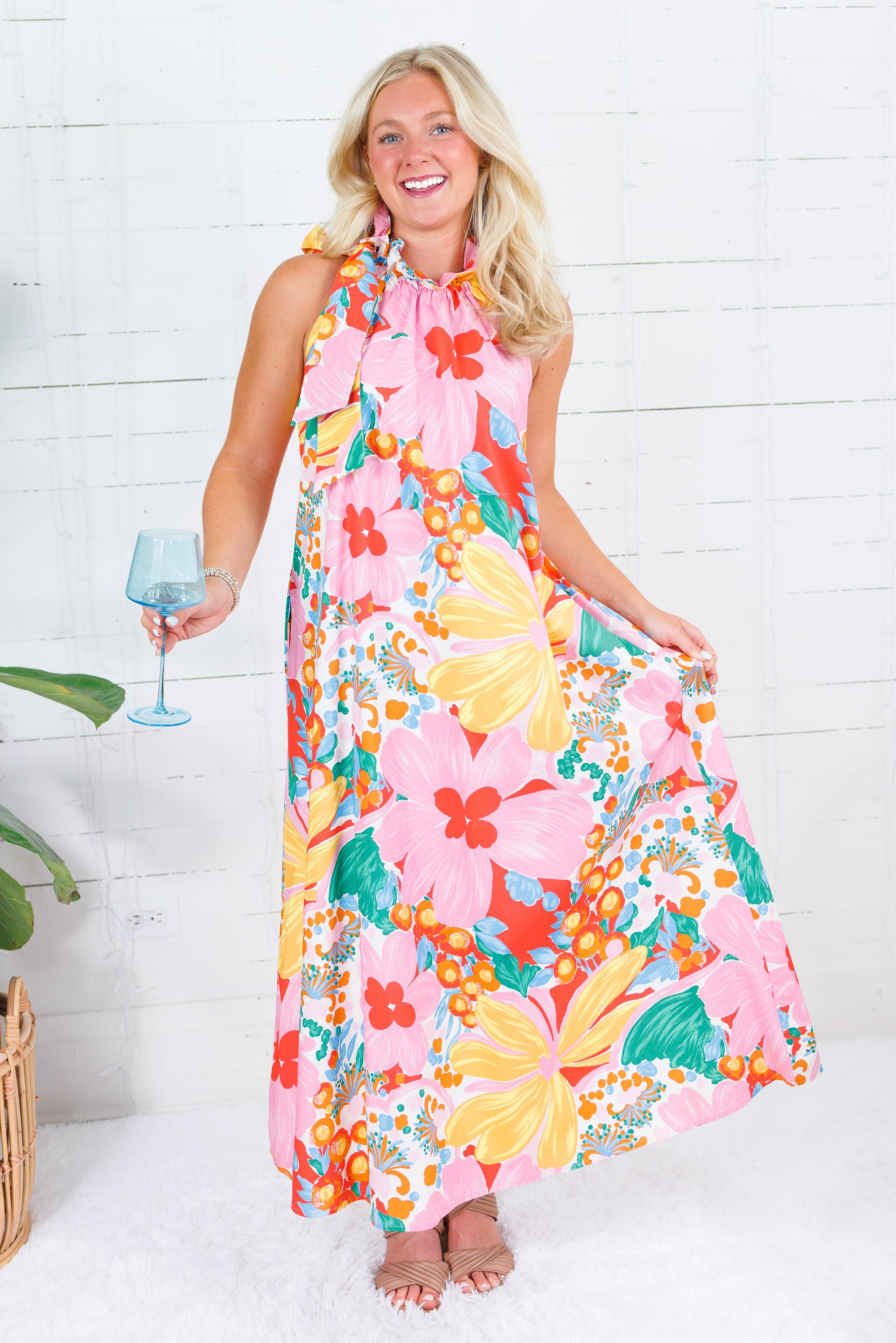 Julia Gardenscape Maxi Dress Adrienne
