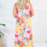 Julia Gardenscape Maxi Dress Adrienne