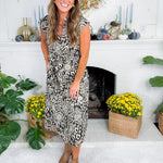 Juniper Black Acorn Maxi Dress Elan