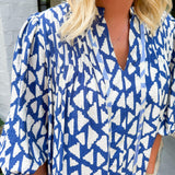 Justine Blues Mini Dress THML 