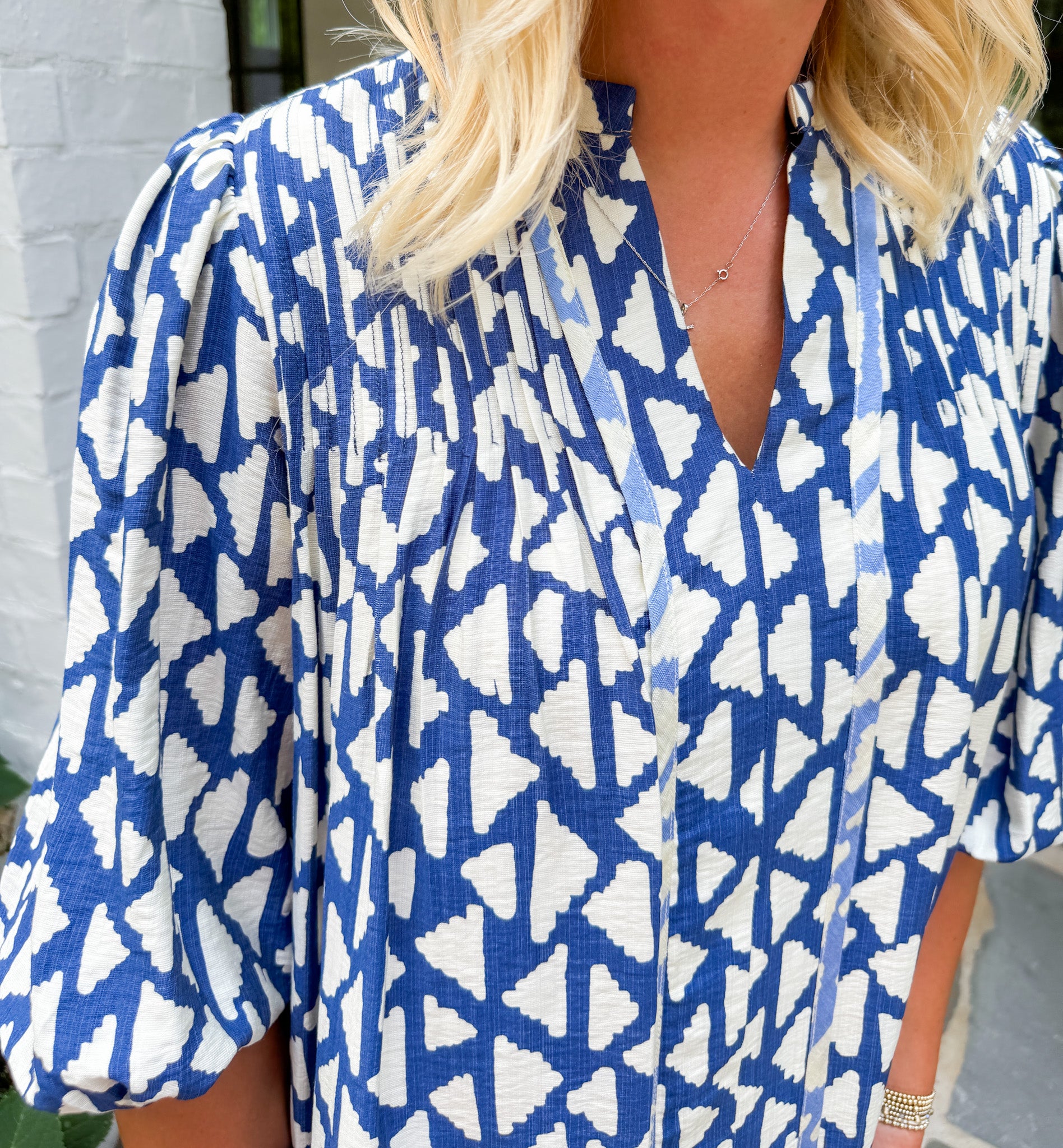 Justine Blues Mini Dress THML 