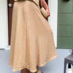 Kairi Flax Midi Skirt Lucy Paris