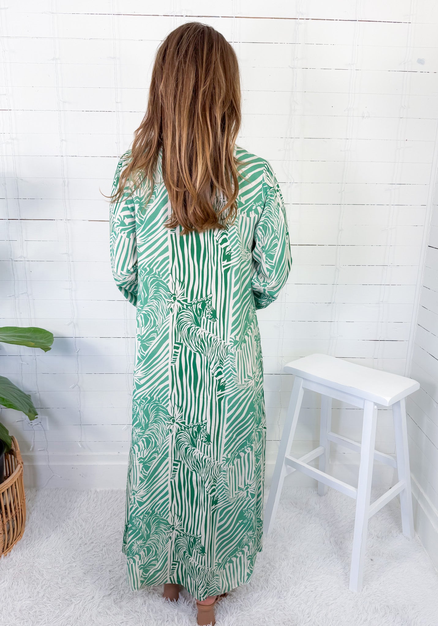 Kali Pistachio Green Maxi Dress Briton Court