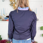 Kathleen Navy Top Jodifl