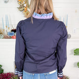 Kathleen Navy Top Jodifl